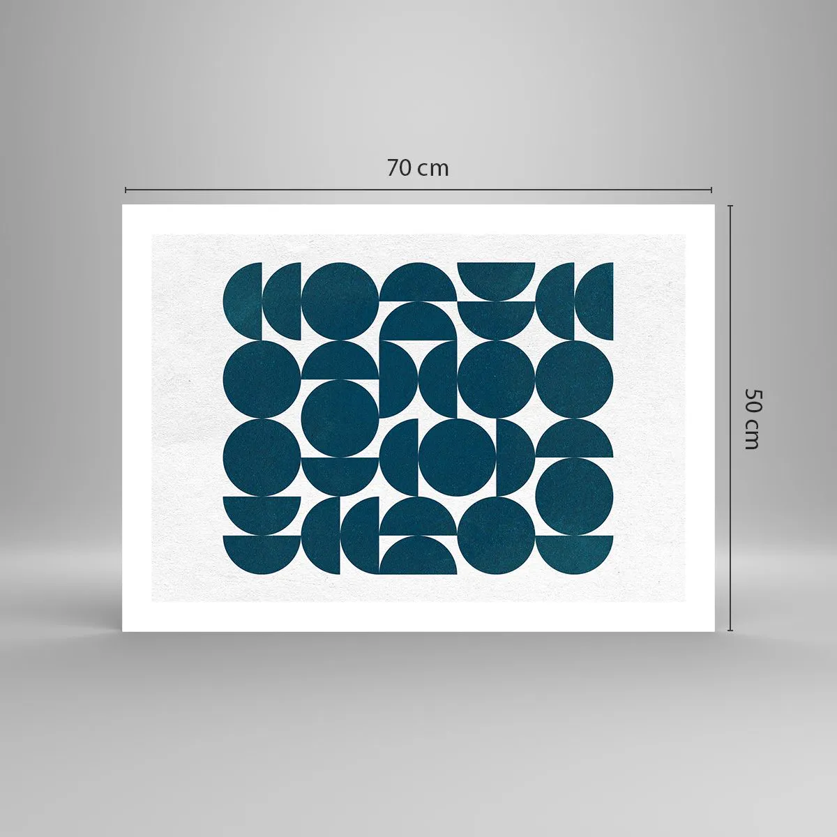 Poszter - Körök és félkörök - 70x50 cm