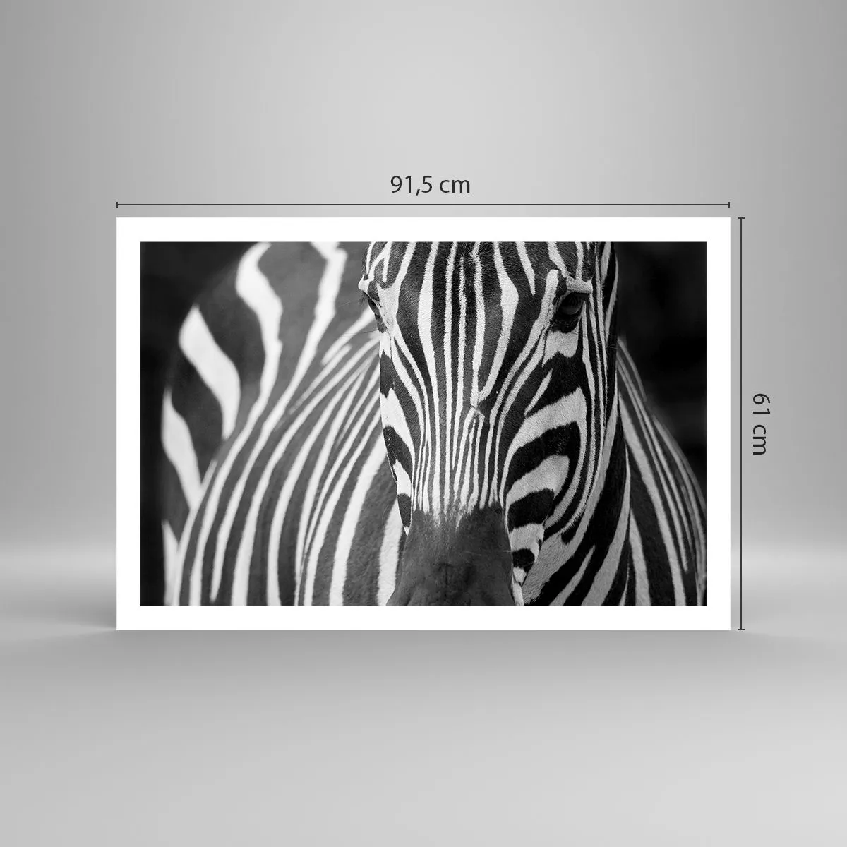 Plakat - Świat jest czarno-biały - 91x61 cm