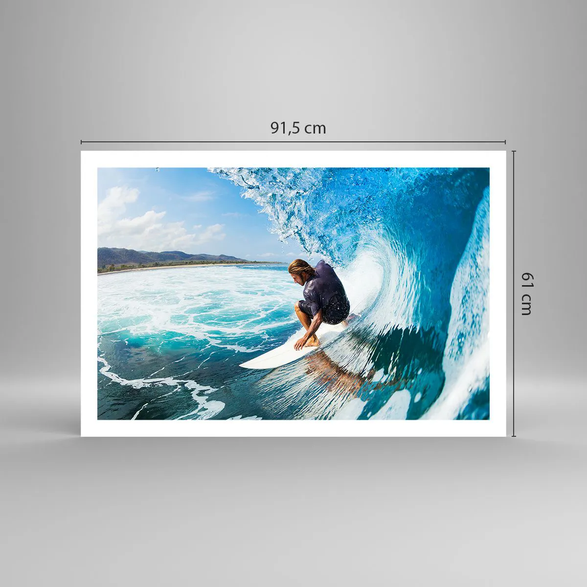 Poster - Dansând cu valurile - 91x61 cm