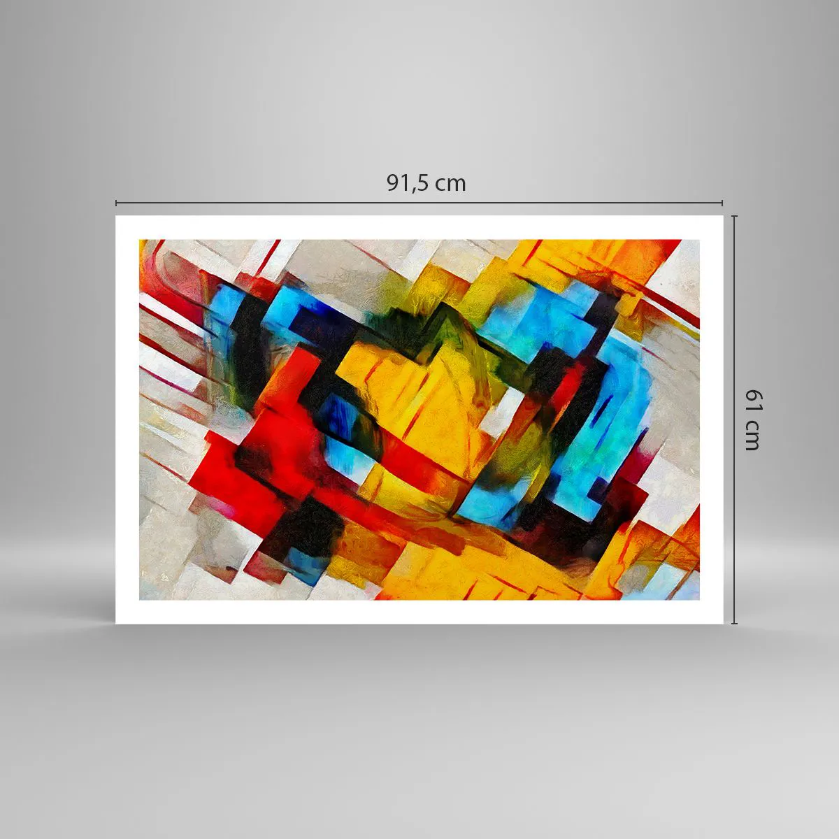 Plakat - Różnobarwny przekładaniec - 91x61 cm