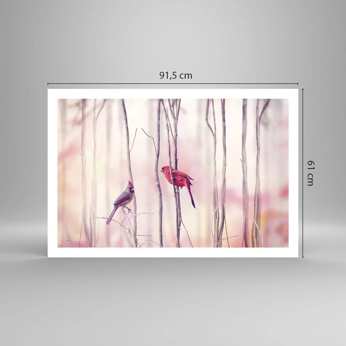 Plakat - Fortællingen om den lyserøde skov - 91x61 cm