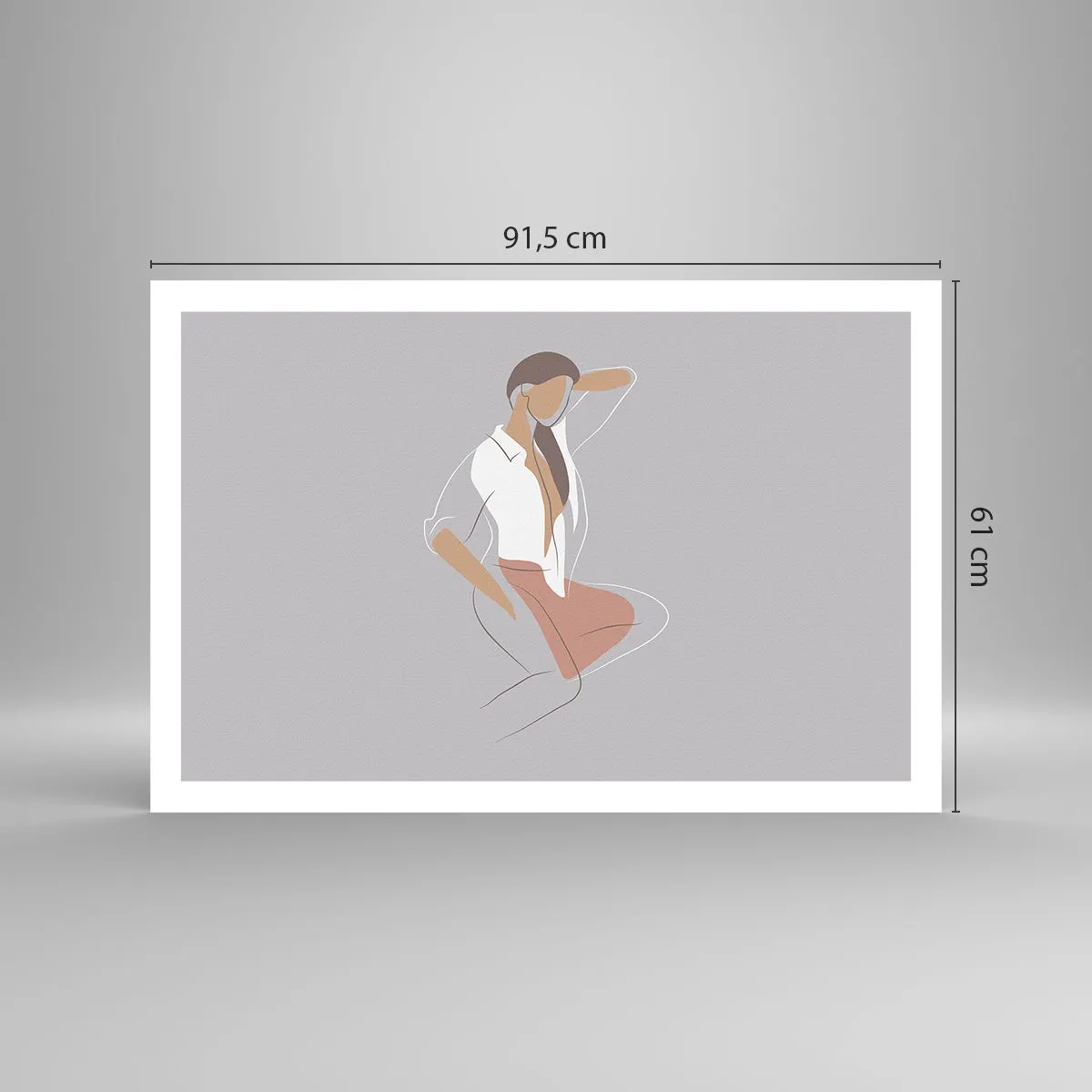 Plakat - Omrids af nåde - 91x61 cm