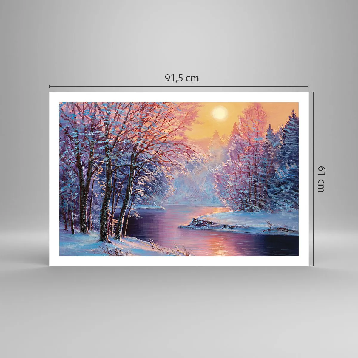 Póster - Colores del invierno - 91x61 cm