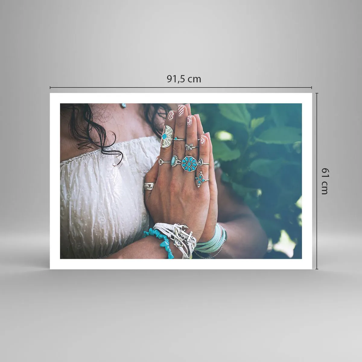 Poszter - Üdvözöljük a lét középpontjában - 91x61 cm