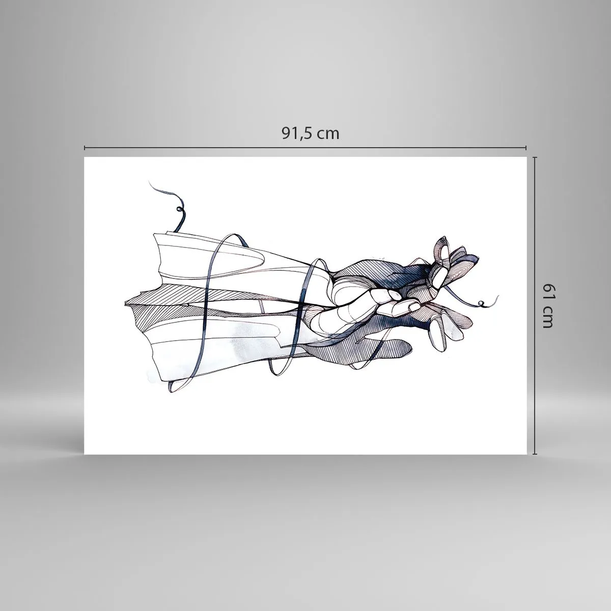 Plakat - Studium dotyku - 91x61 cm