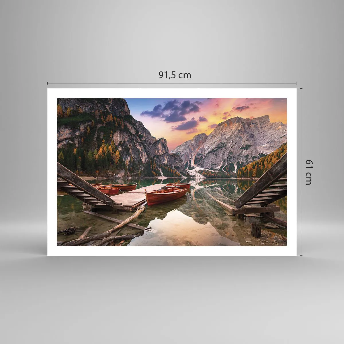 Poster - Belofte van de dag - 91x61 cm