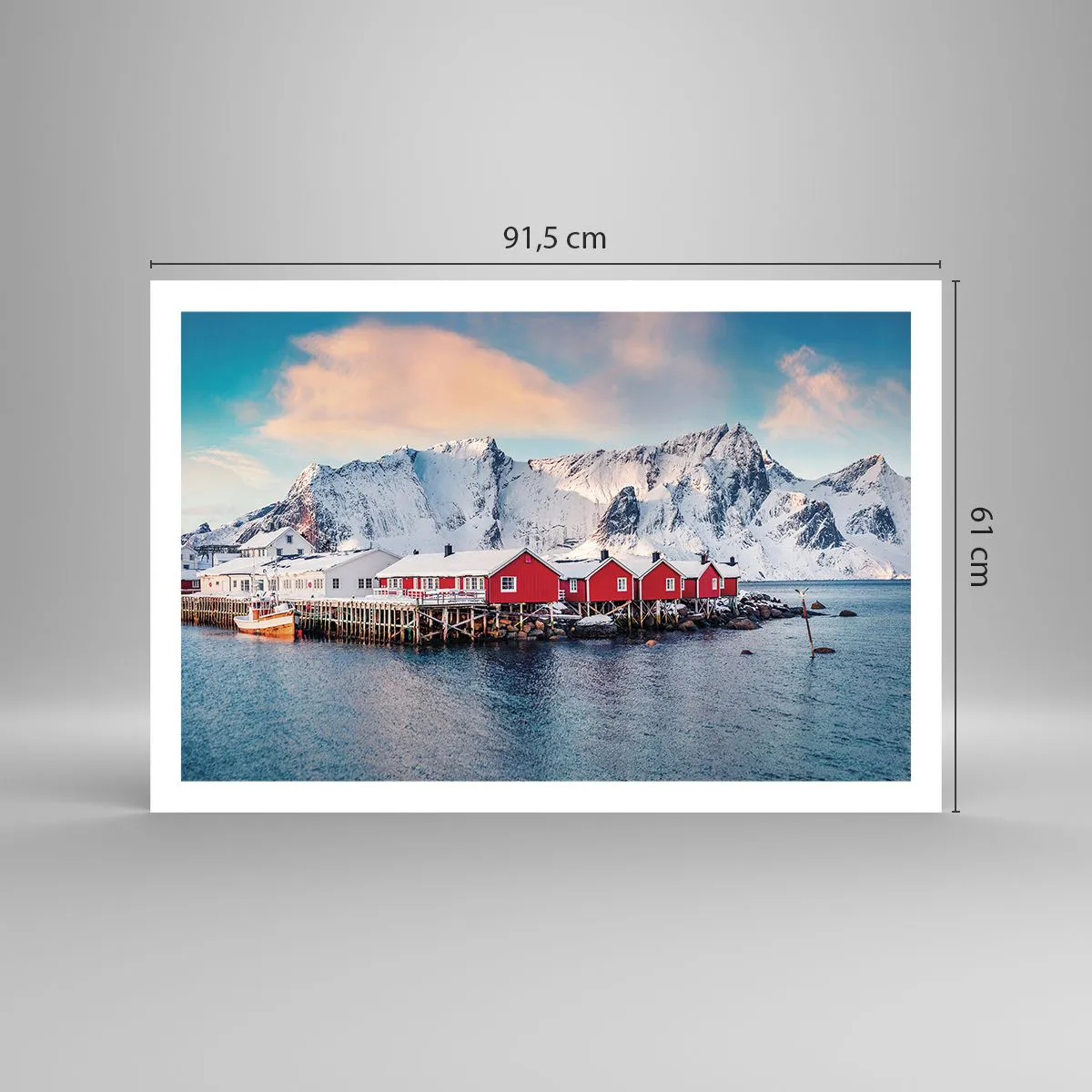 Affiche - Poster - Retraite dans le nord - 91x61 cm