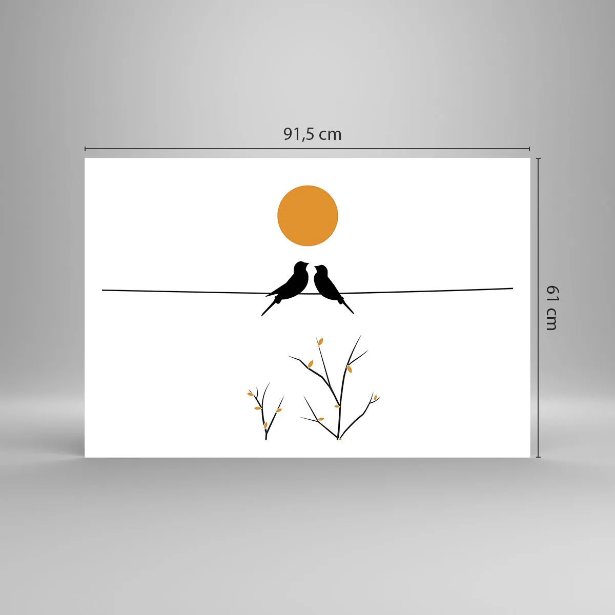 Plakat - Słowiczy wieczór - 91x61 cm