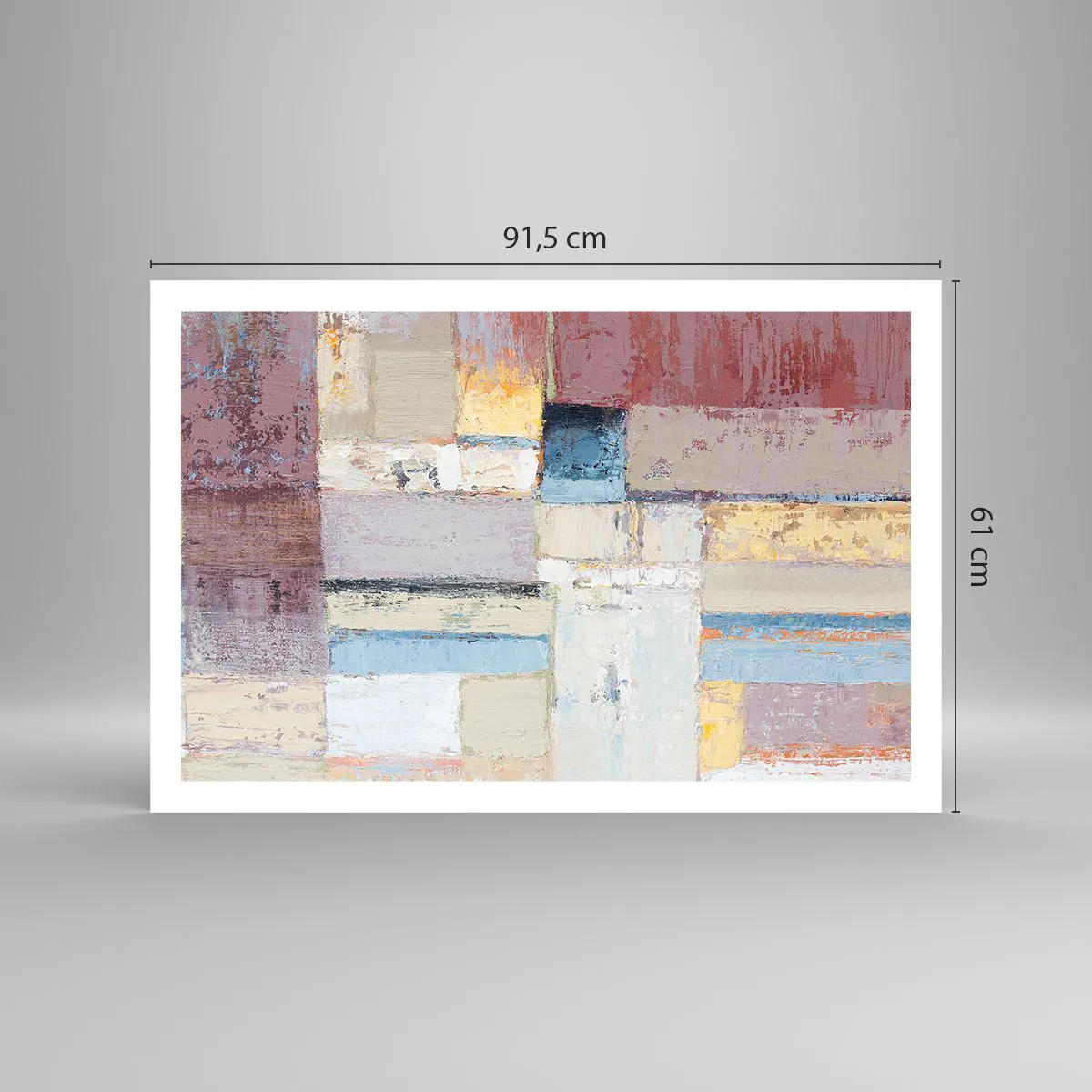 Póster - La tranquilidad de la geometría - 91x61 cm