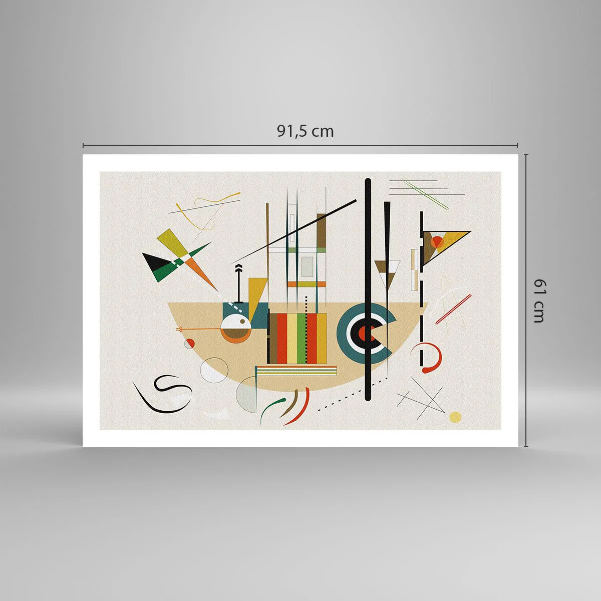 Poster - Und die Welt lacht - 91x61 cm