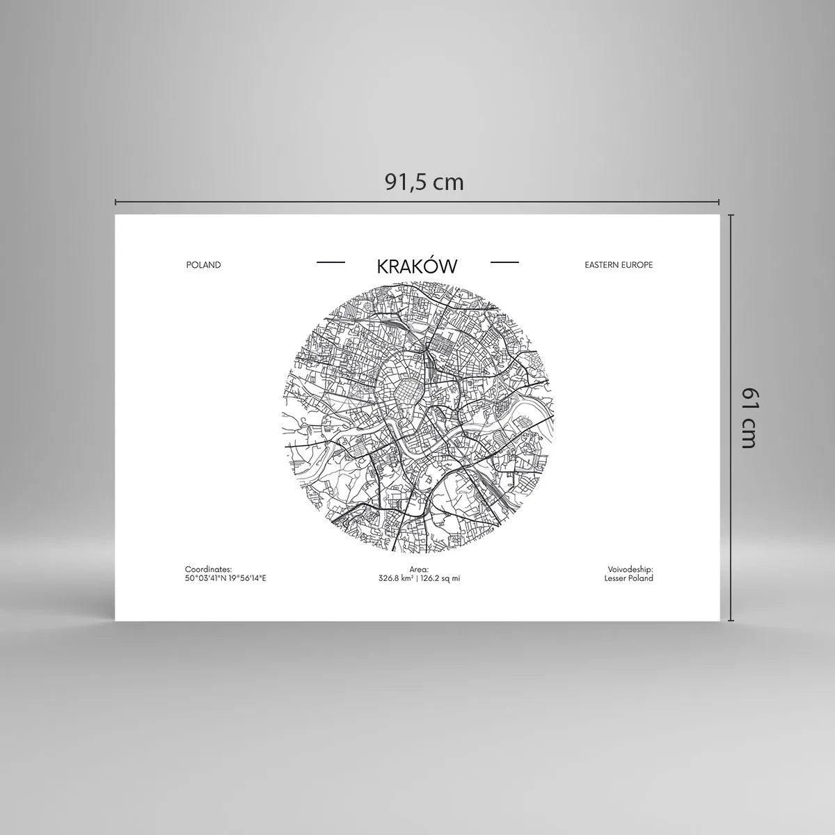 Poster - Anatomy of Crocow - 91x61 cm