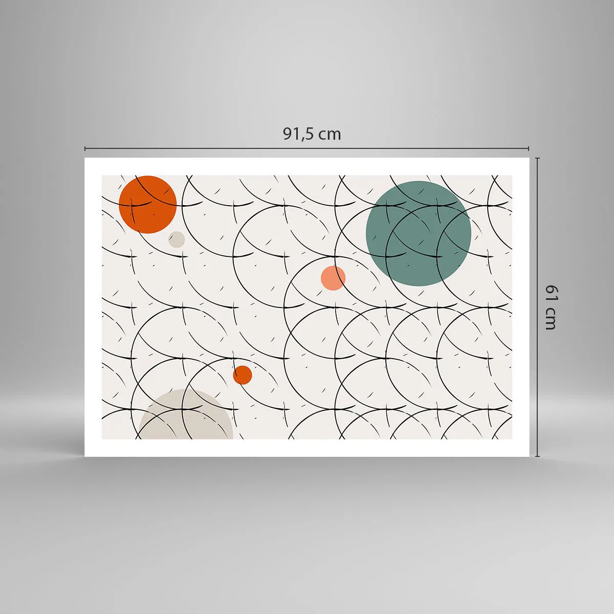 Affiche - Poster - Dans l'esprit pop art - 91x61 cm