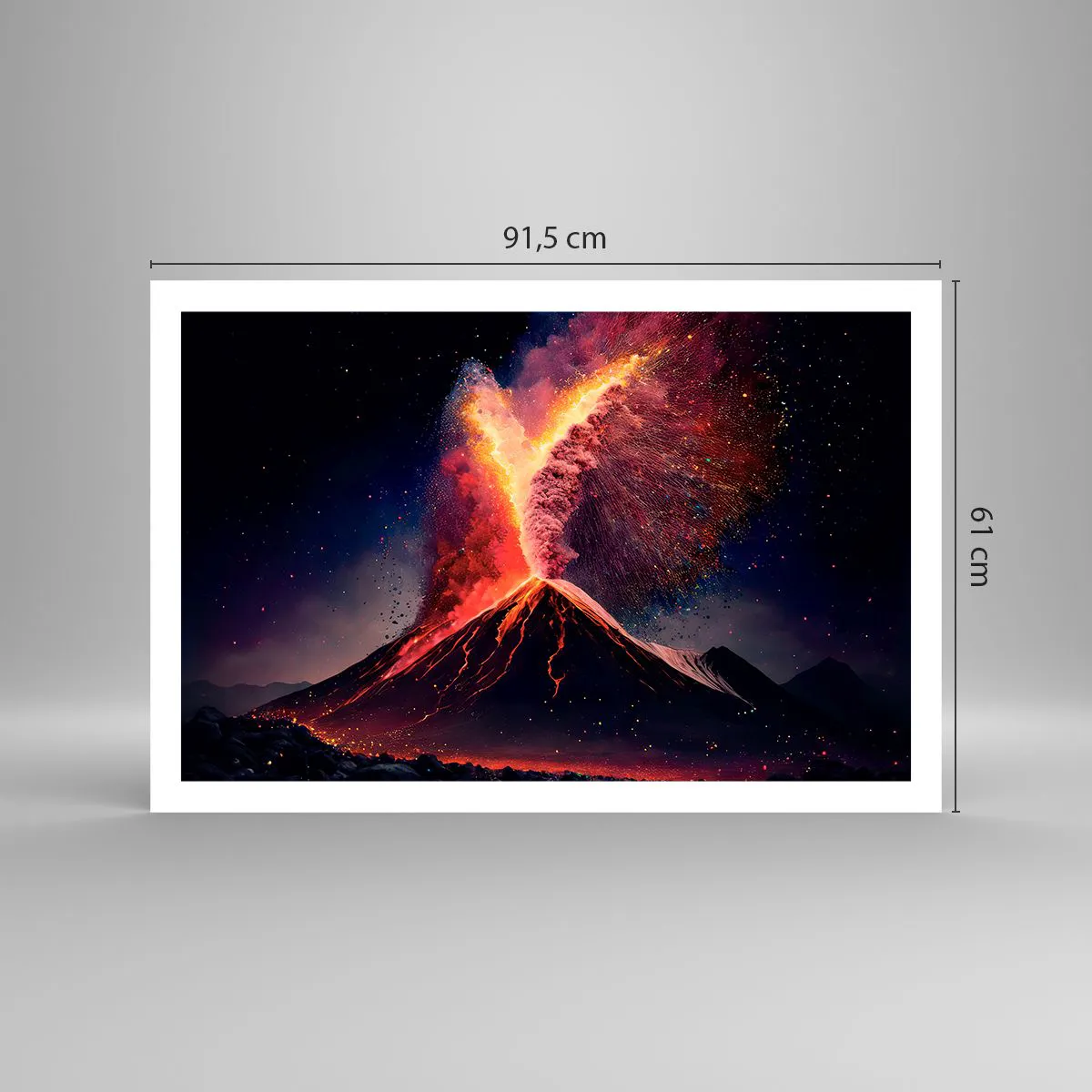 Plakat - Skønhed og rædsel - 91x61 cm