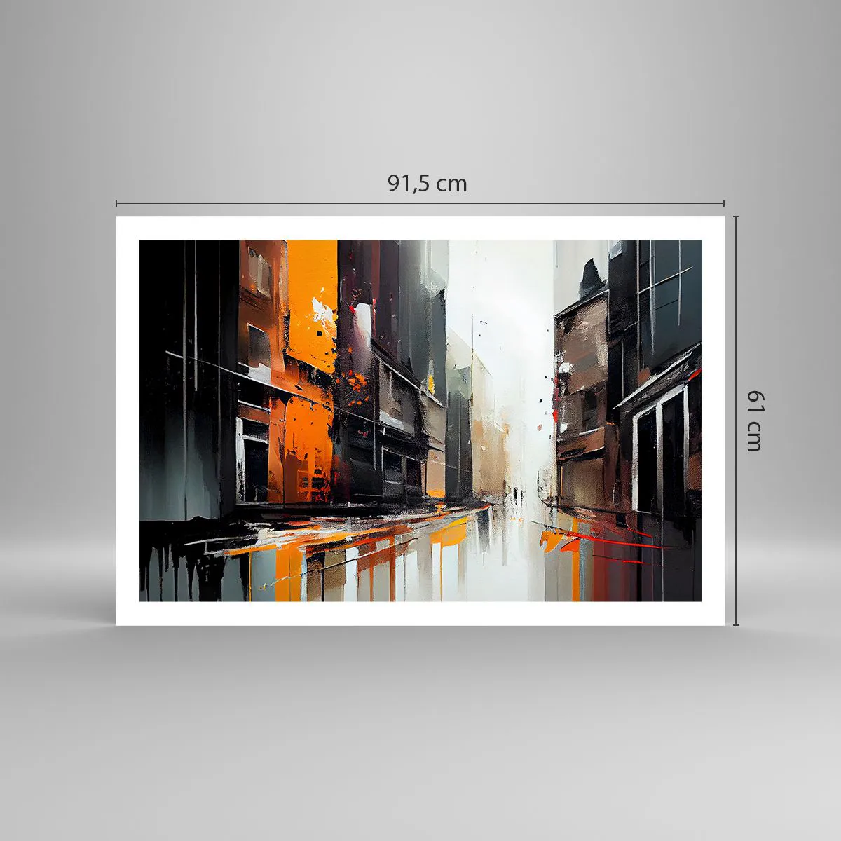 Poster - Regnerischer Tag - 91x61 cm