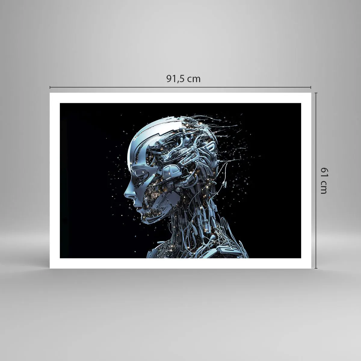 Plakat - Technologia jest kobietą - 91x61 cm