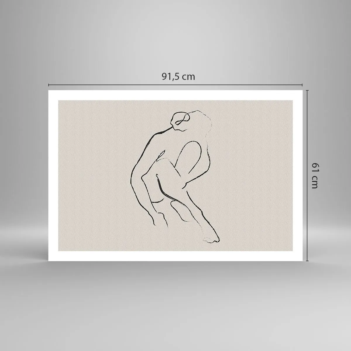 Poster - Intime Skizze - 91x61 cm