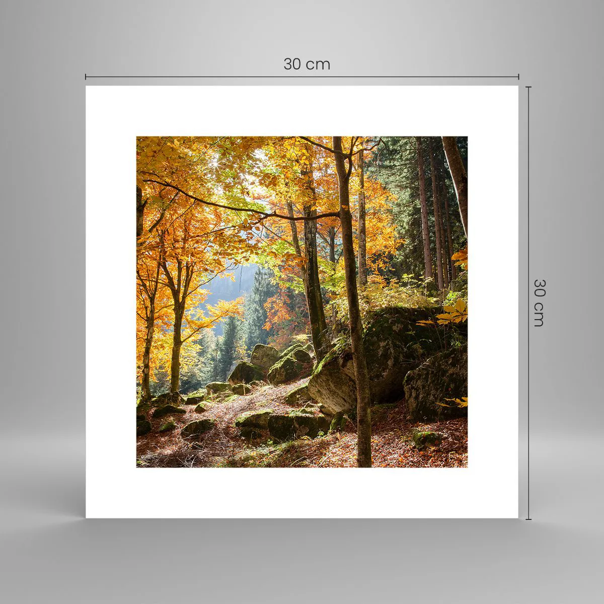 Plakat - Tid til at slappe af - 30x30 cm