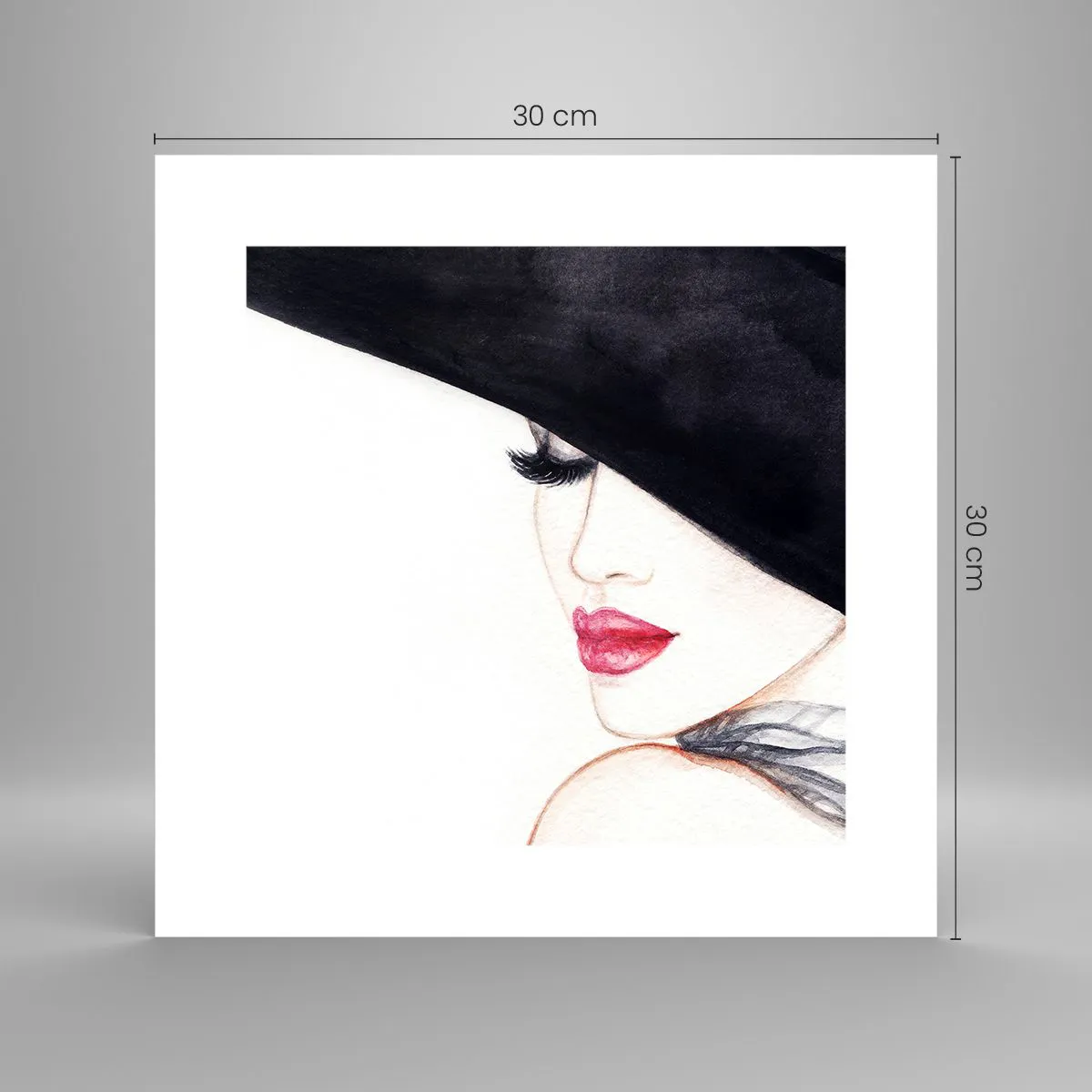 Plagát - Elegancia a zmyselnosť - 30x30 cm