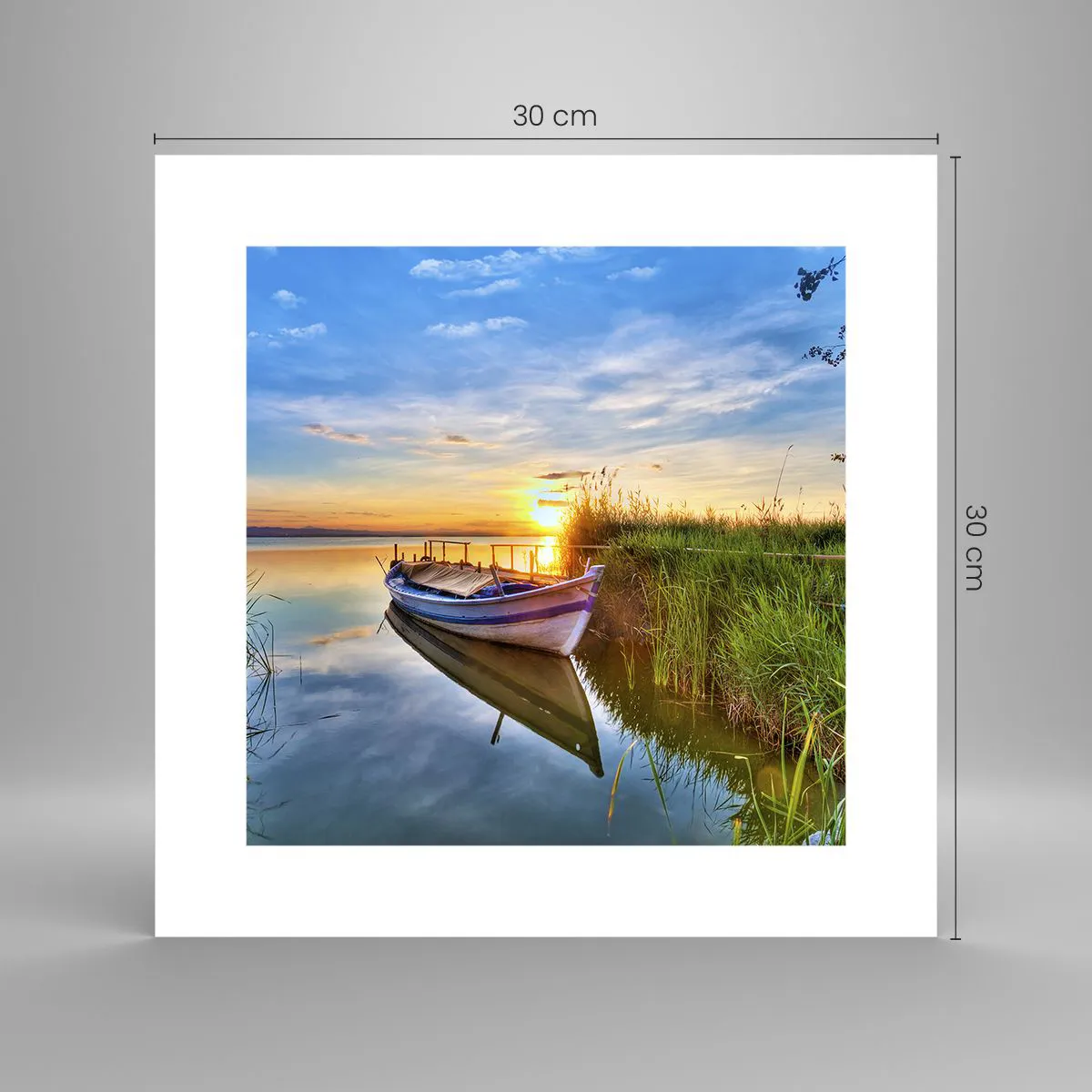 Affisch - Uppfyllda drömmars vik - 30x30 cm