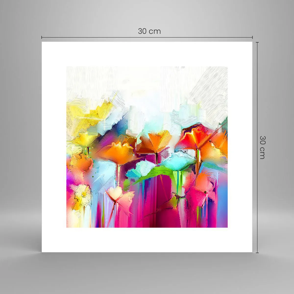 Poster - Rainbow Has Bloomed - 30x30 cm