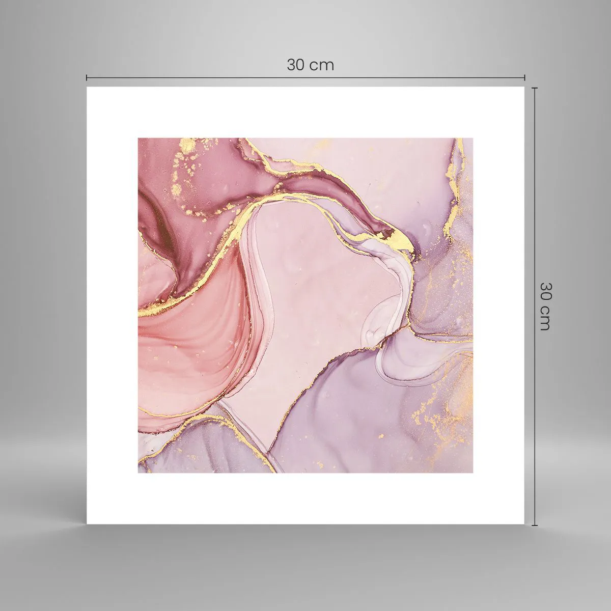 Pôster - Carícia das cores - 30x30 cm