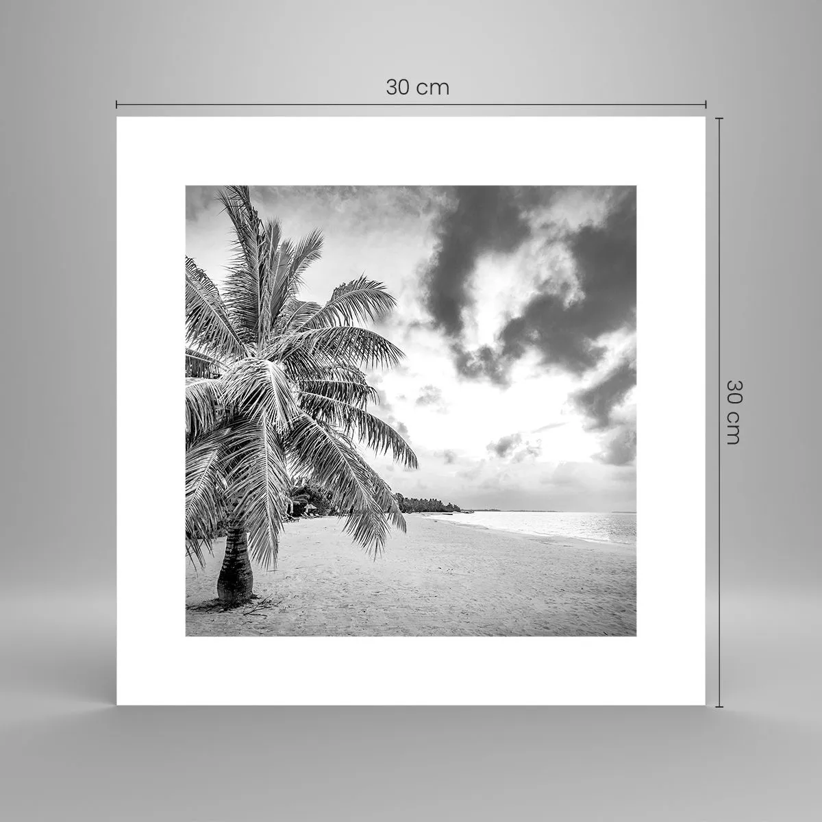 Affisch - När du längtar efter ensamheten... - 30x30 cm