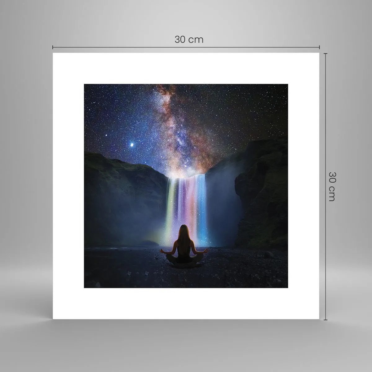 Póster - Armonía absoluta - 30x30 cm