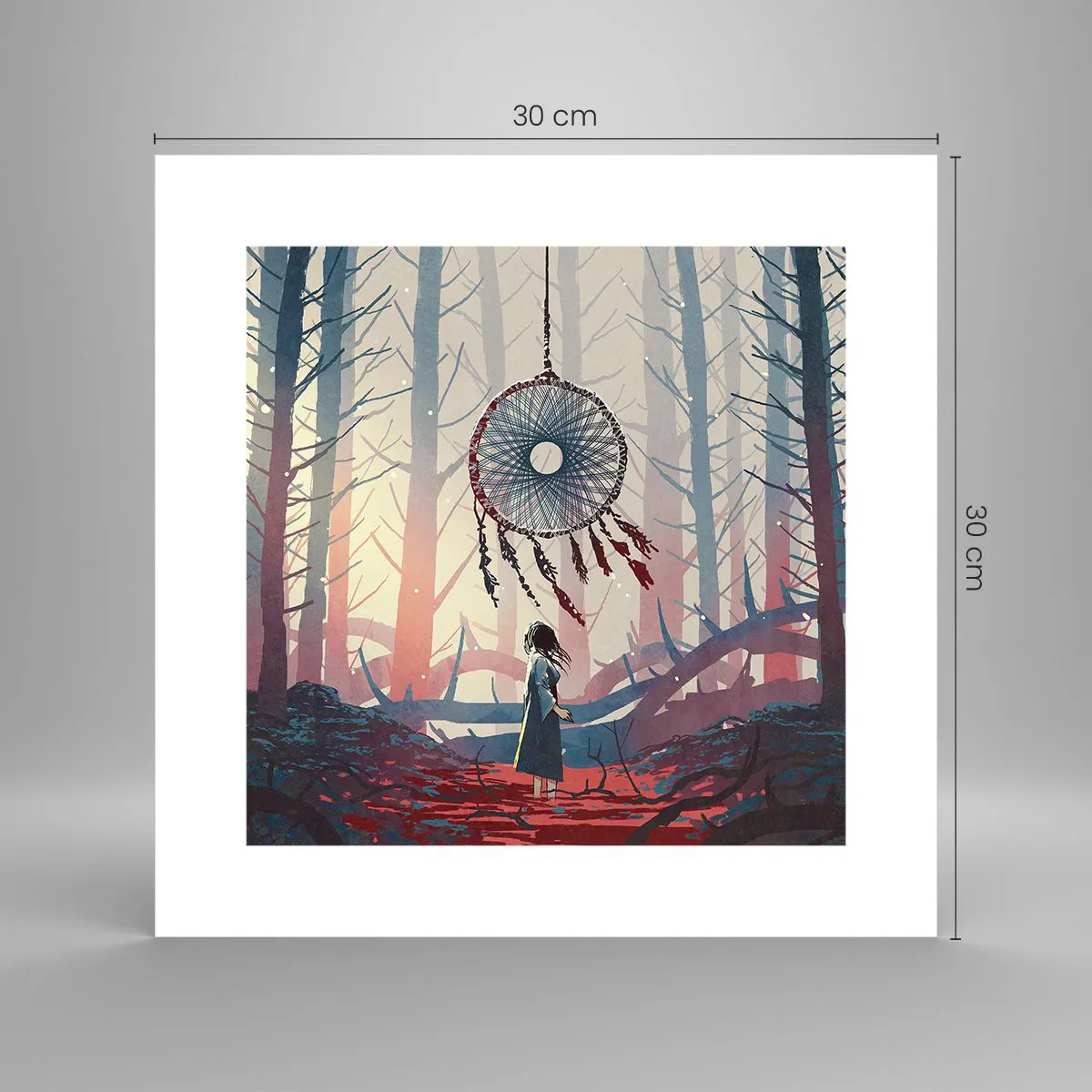 Poster - Geheimes Glücksritual - 30x30 cm