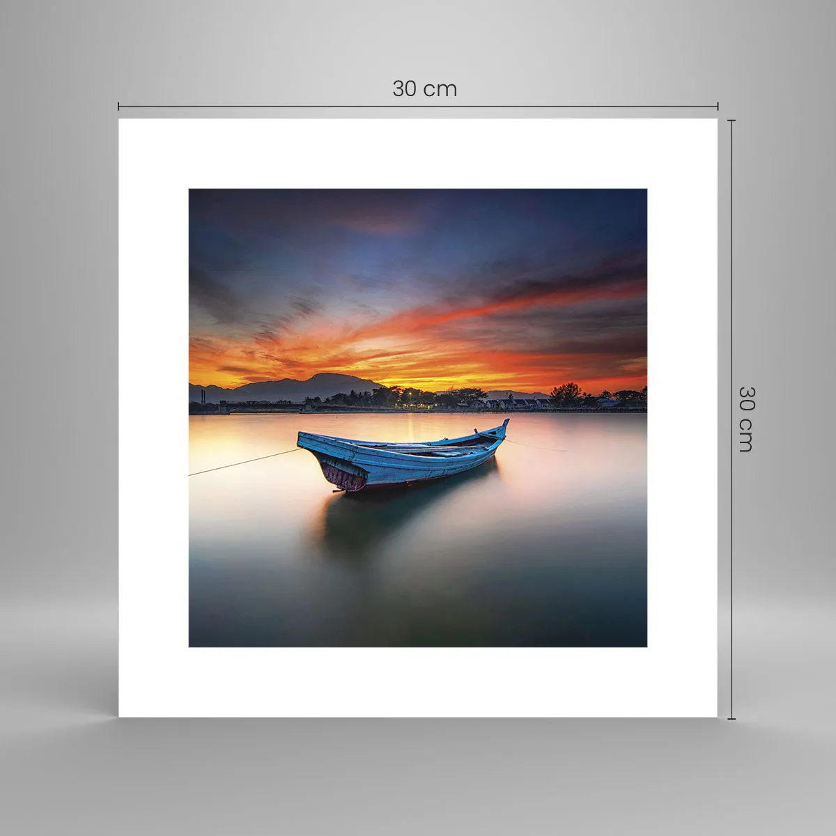 Affisch - Det kommer en god natt - 30x30 cm