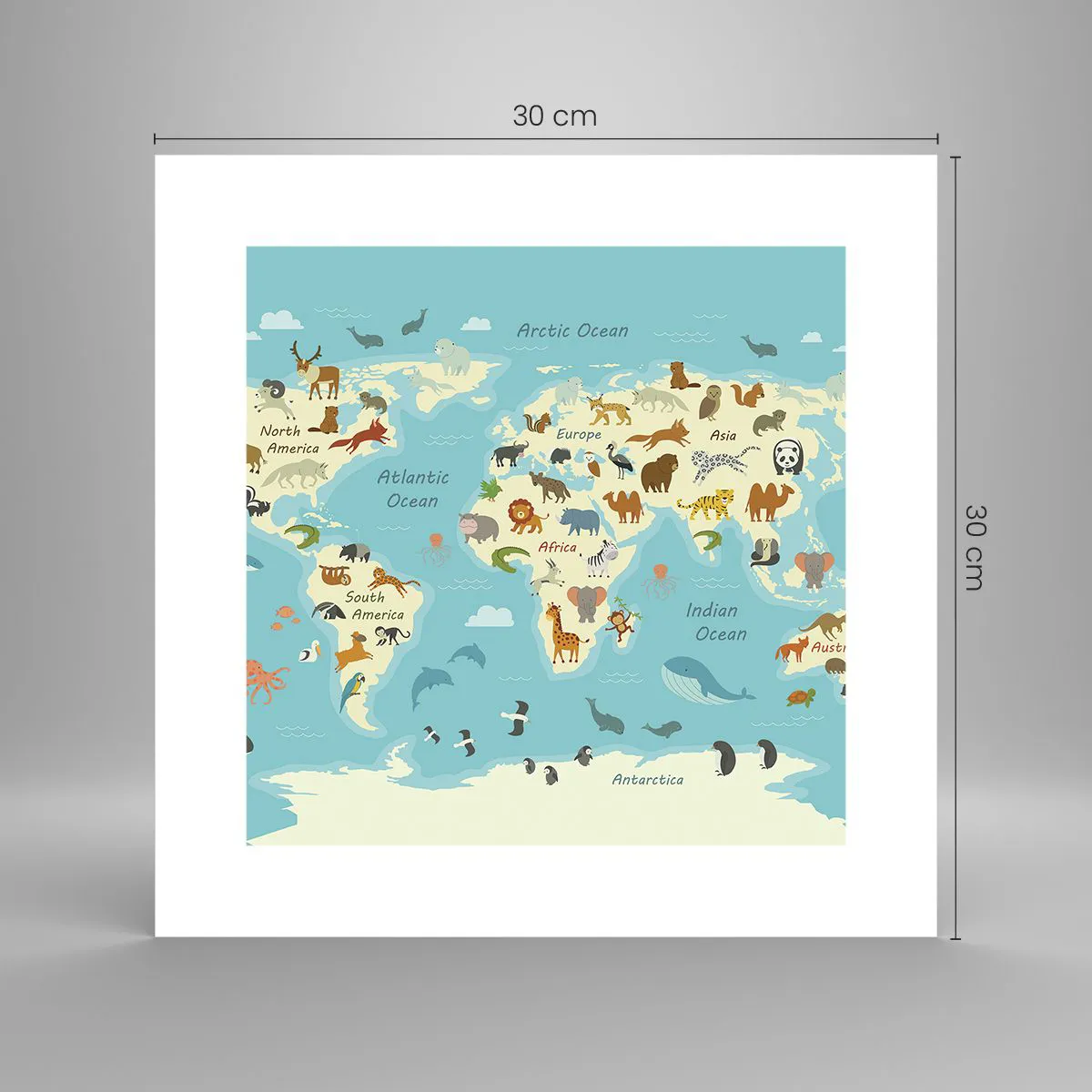 Poszter - Jó szomszédok - 30x30 cm