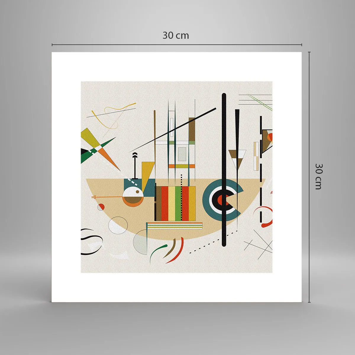 Póster - Y el mundo ríe - 30x30 cm