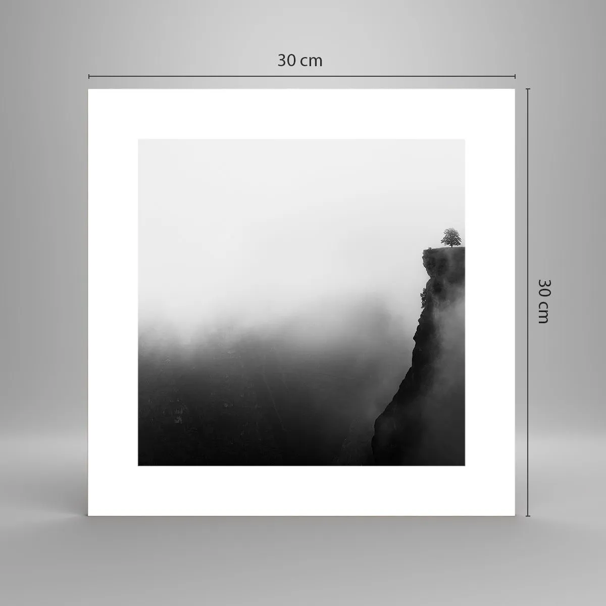 Poster - On the Edge of the World - 30x30 cm