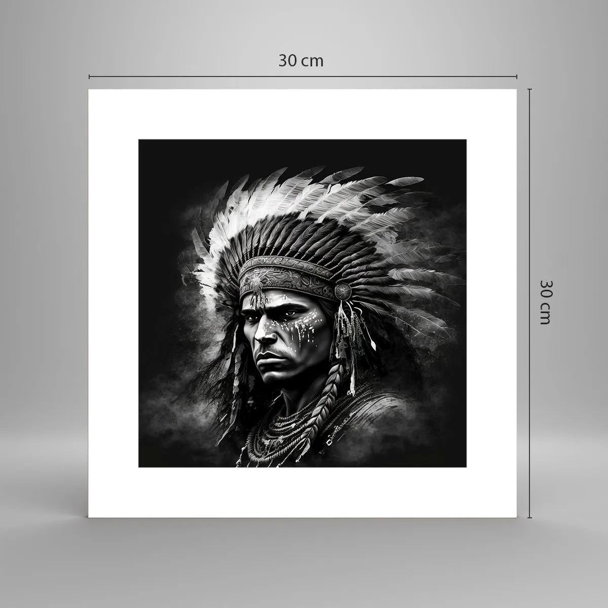 Poster - Conducător și luptător - 30x30 cm