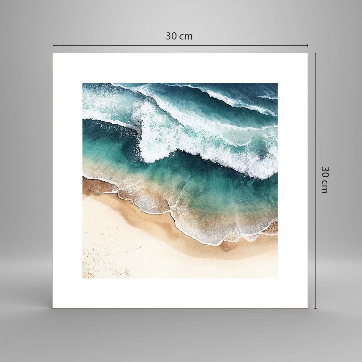 Plakat - Et evigt møde - 30x30 cm