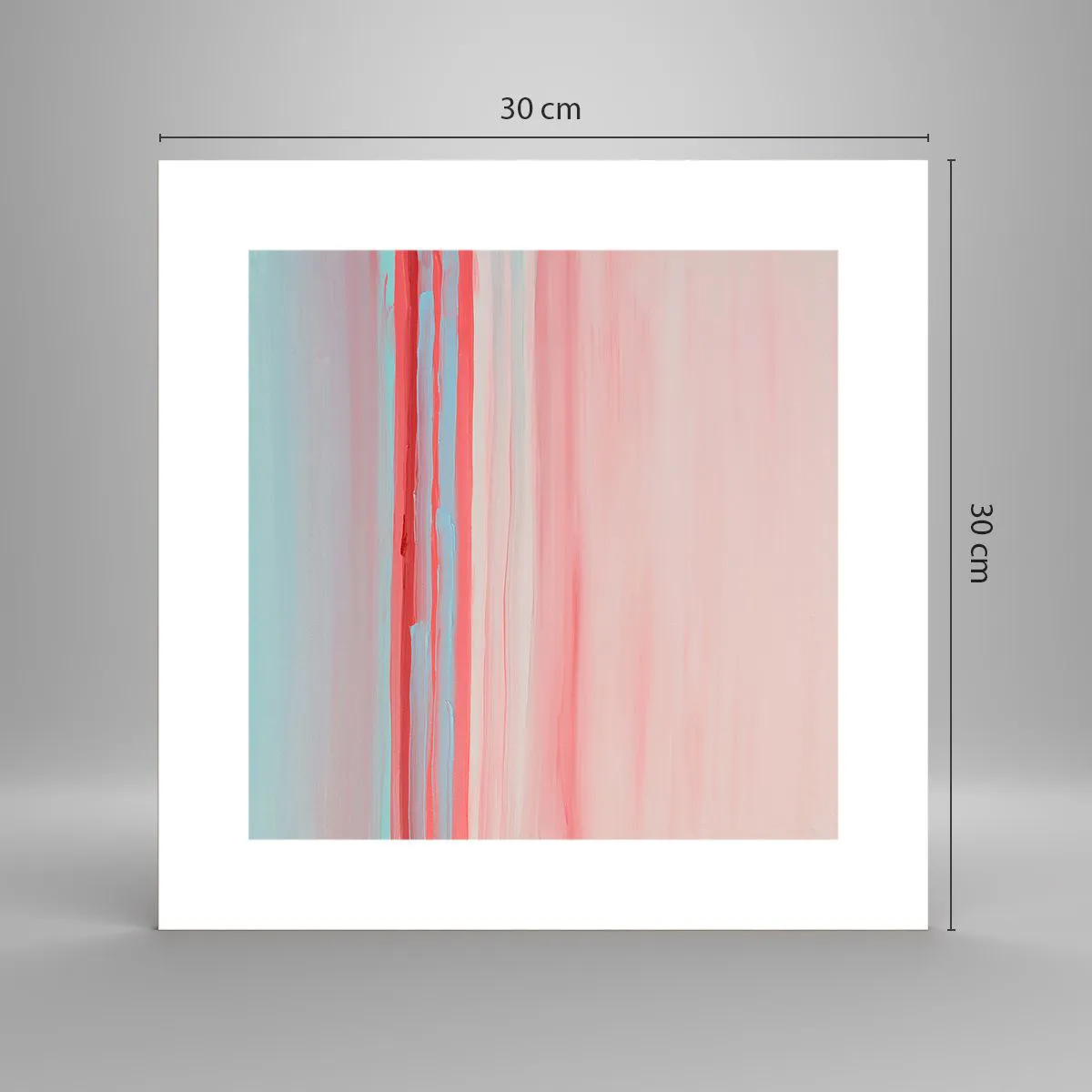 Poszter - Absztrakció hajnalban - 30x30 cm