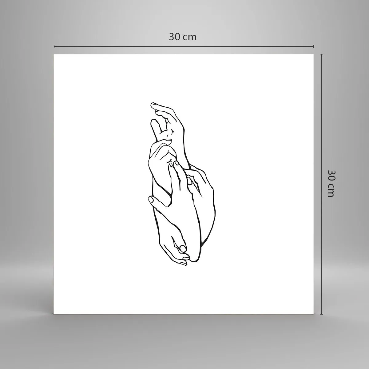 Affiche - Poster - Bon contact - 30x30 cm