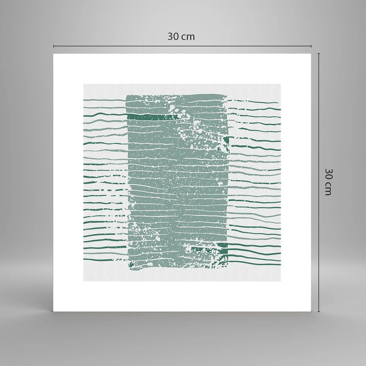 Poster - Astrazione marina - 30x30 cm