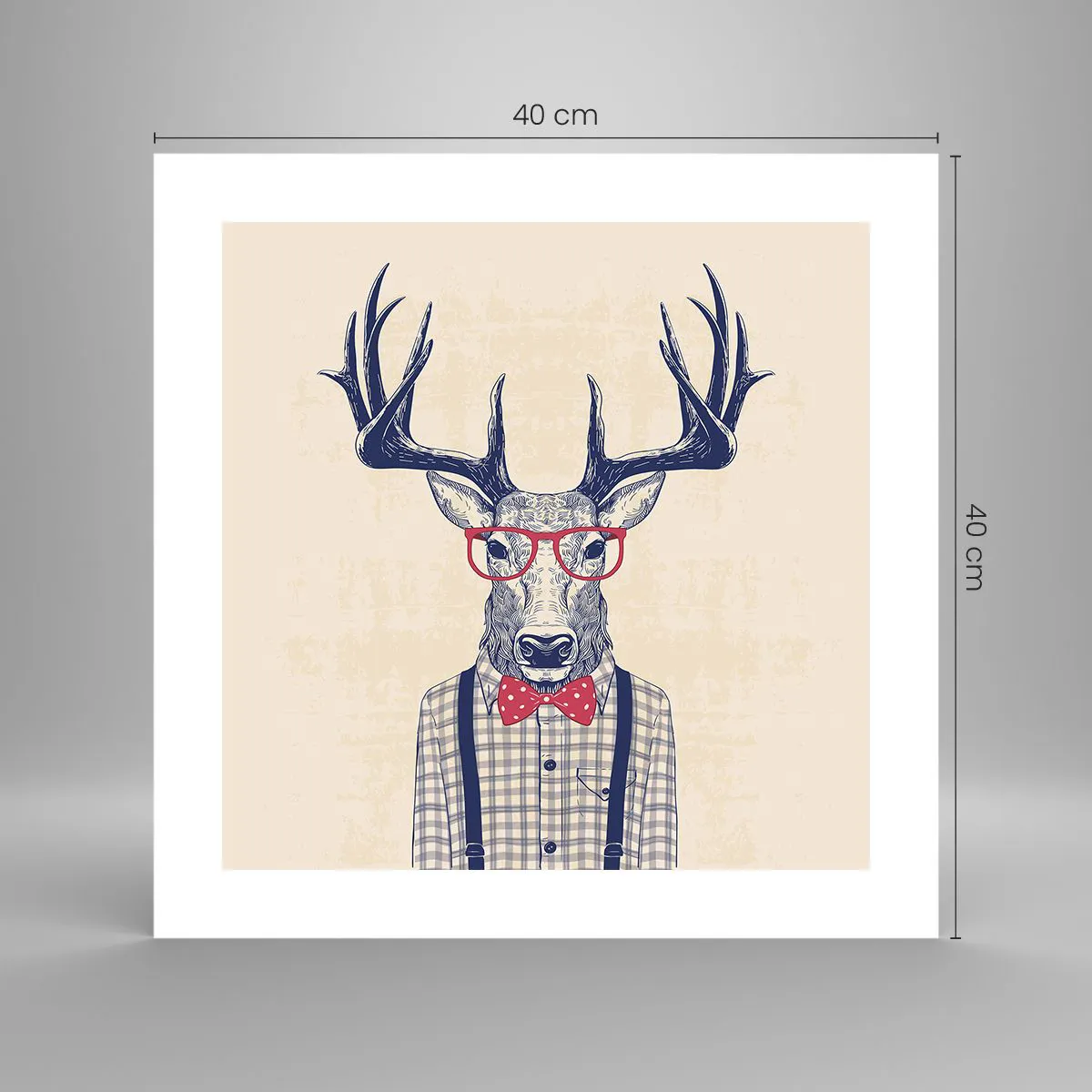 Plakát - Zábavná extravagance - 40x40 cm