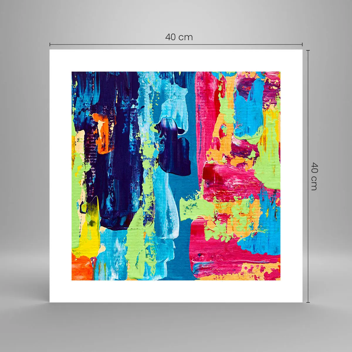 Poszter - Az élet gyönyörű! - 40x40 cm