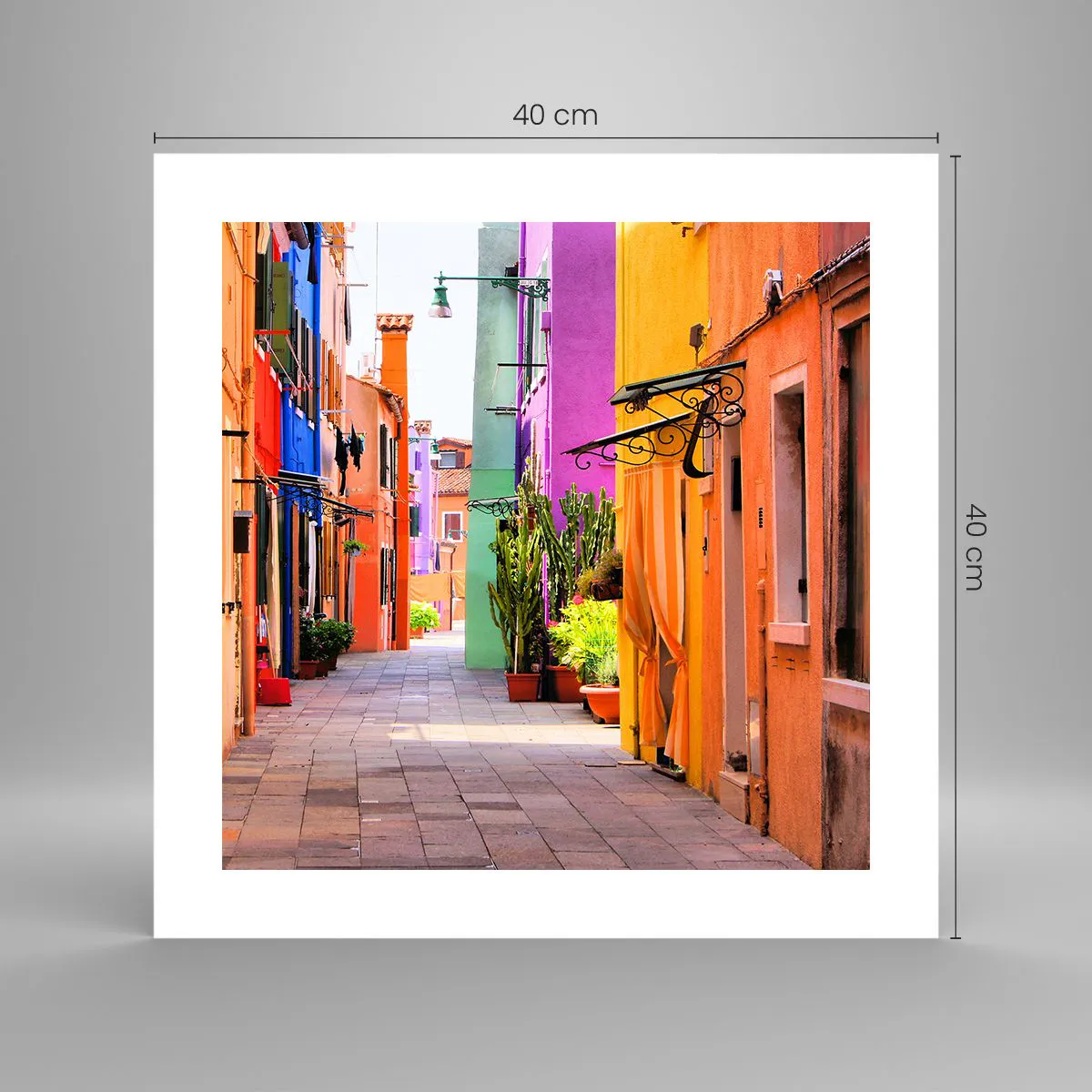 Poster - Angolo multicolore - 40x40 cm