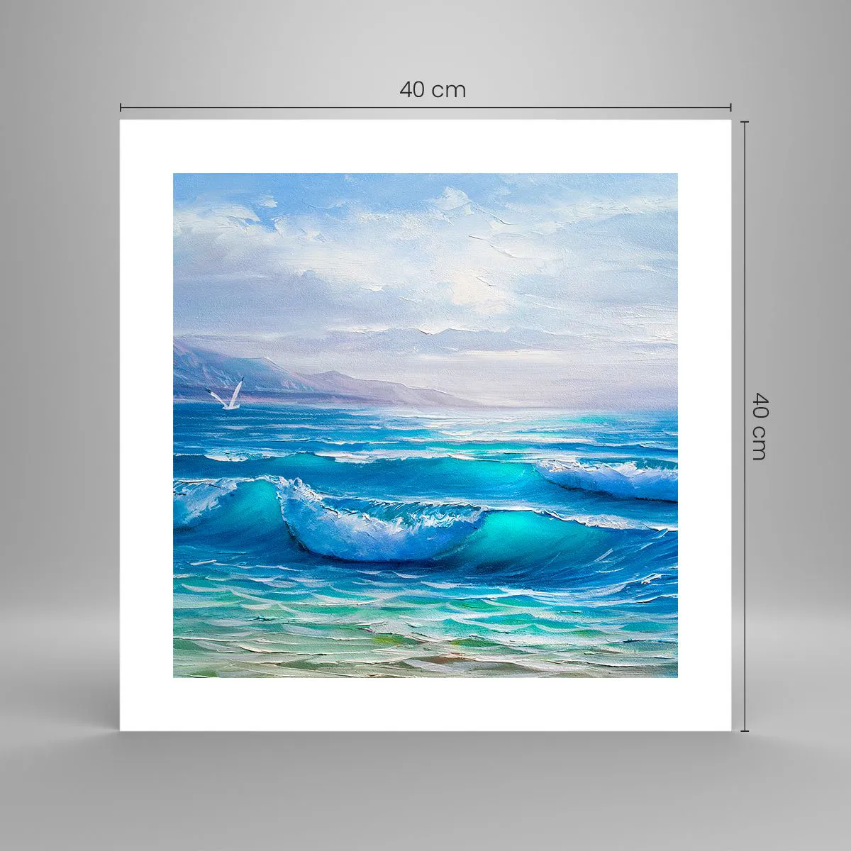 Affiche - Poster - Il apporte un soulagement - 40x40 cm