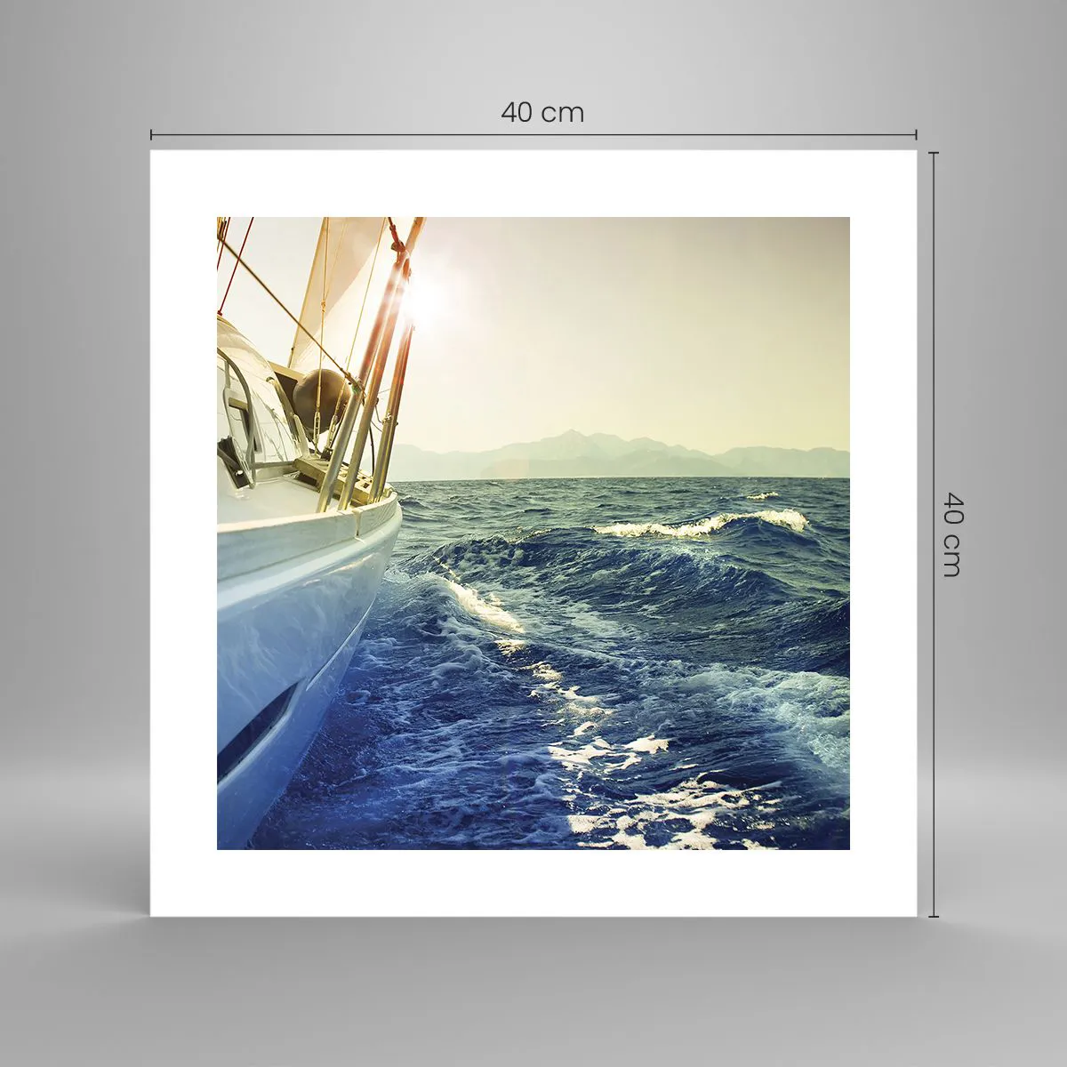 Poszter - A kalandhoz - 40x40 cm