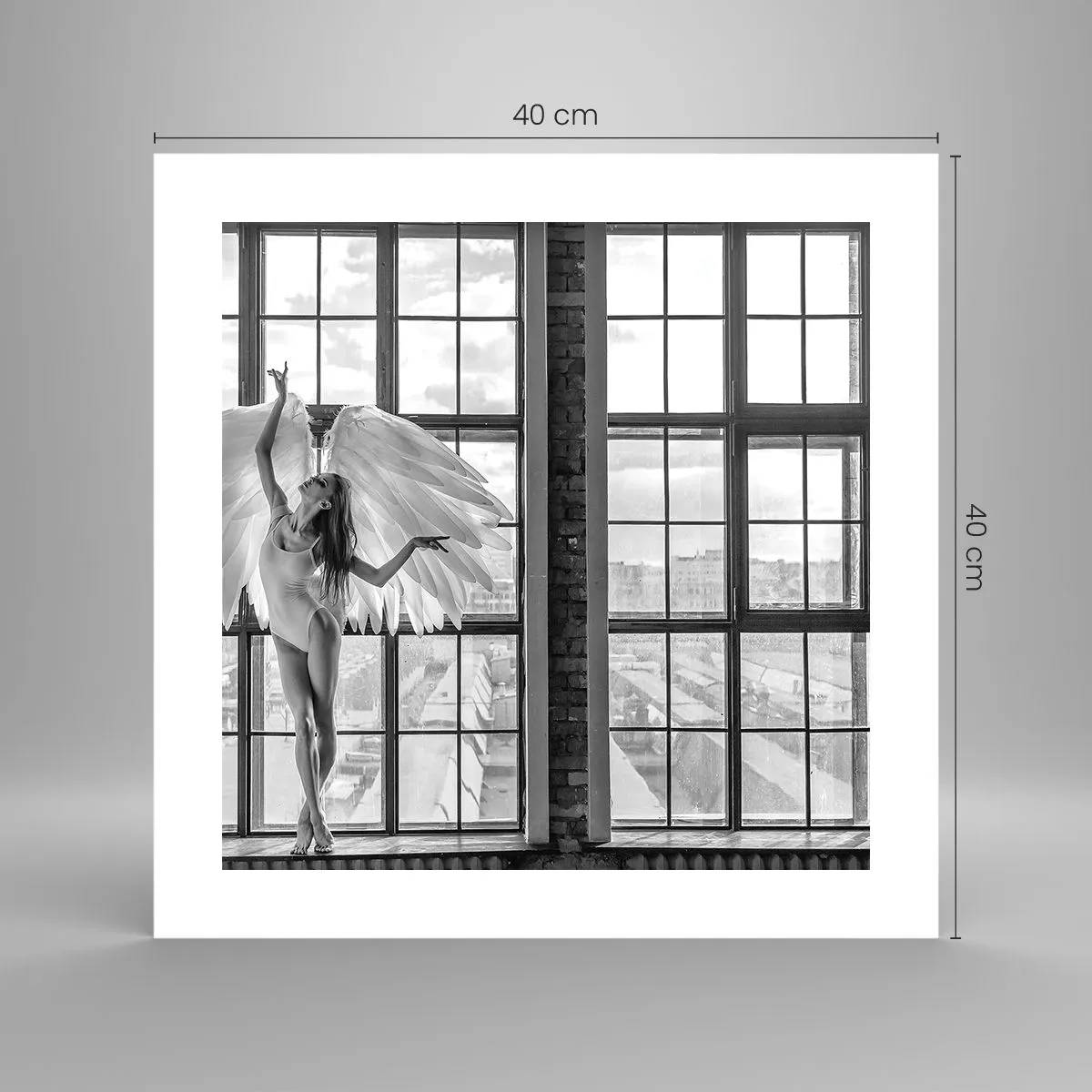 Poster - Orașul îngerilor dansatori? - 40x40 cm