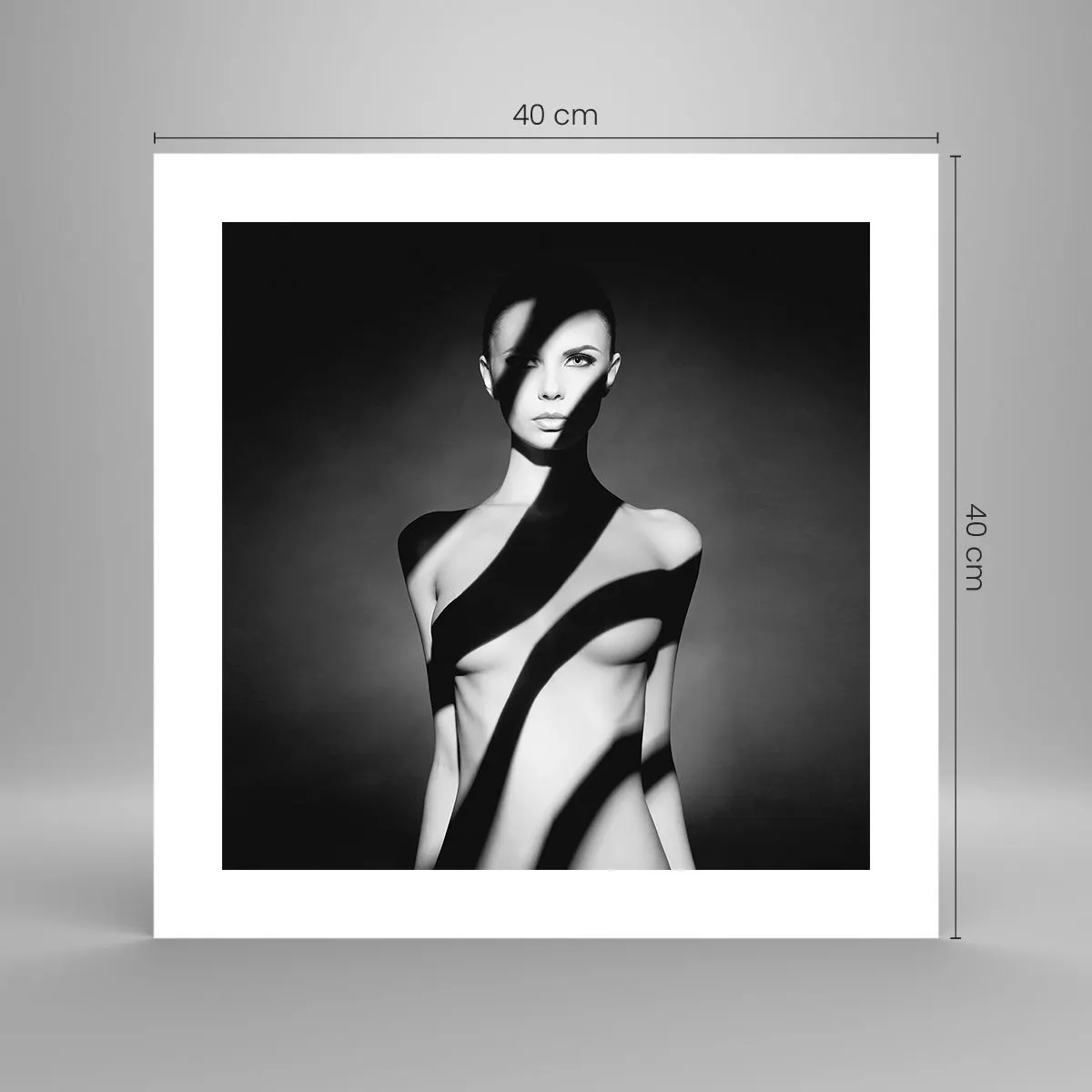 Poster - In the Light and in the Shadow - 40x40 cm