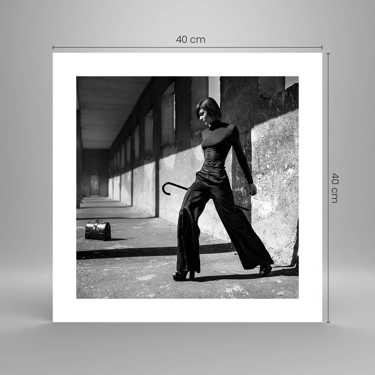 Plakat - Miejska elegancja - 40x40 cm