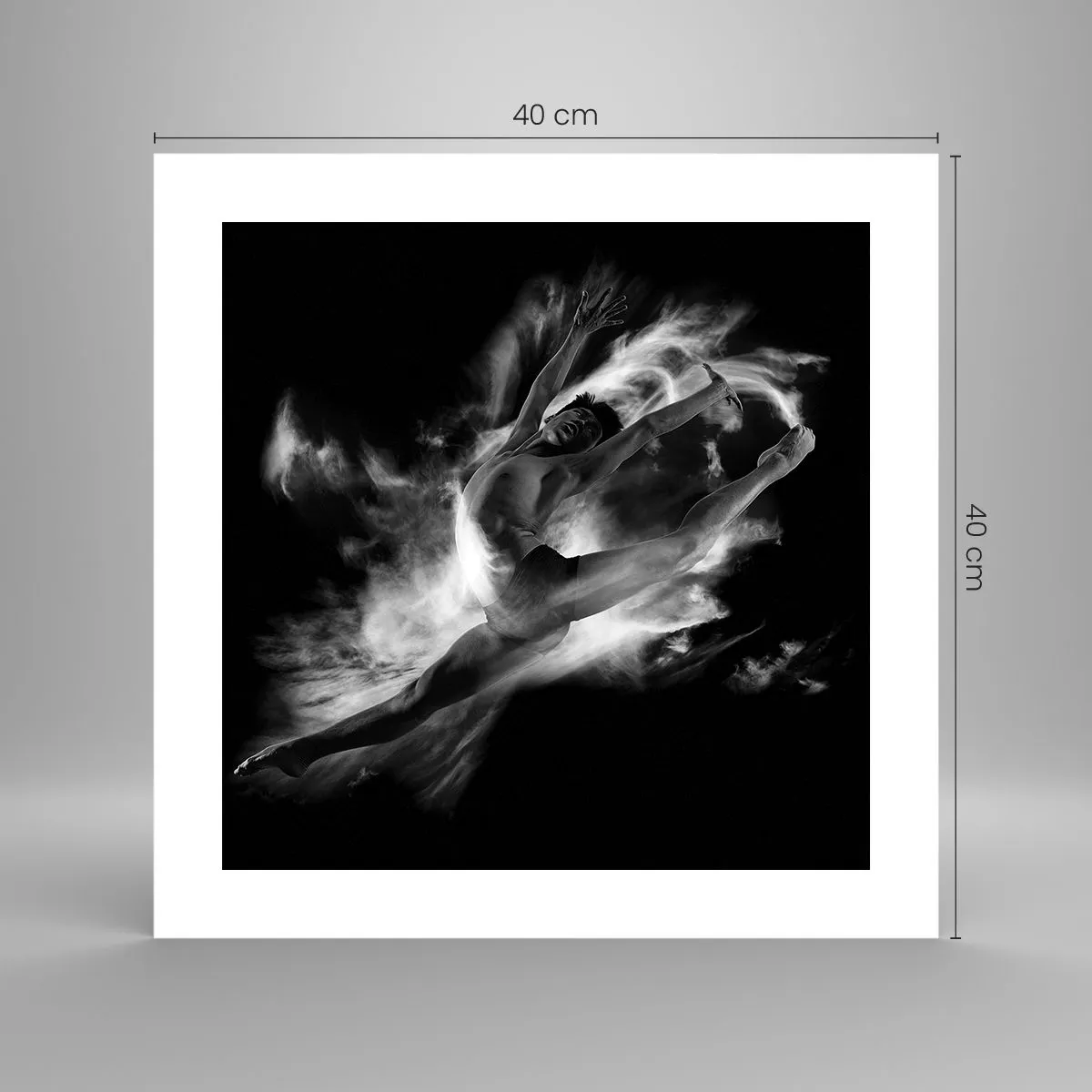 Poster - Oprit în zbor - 40x40 cm