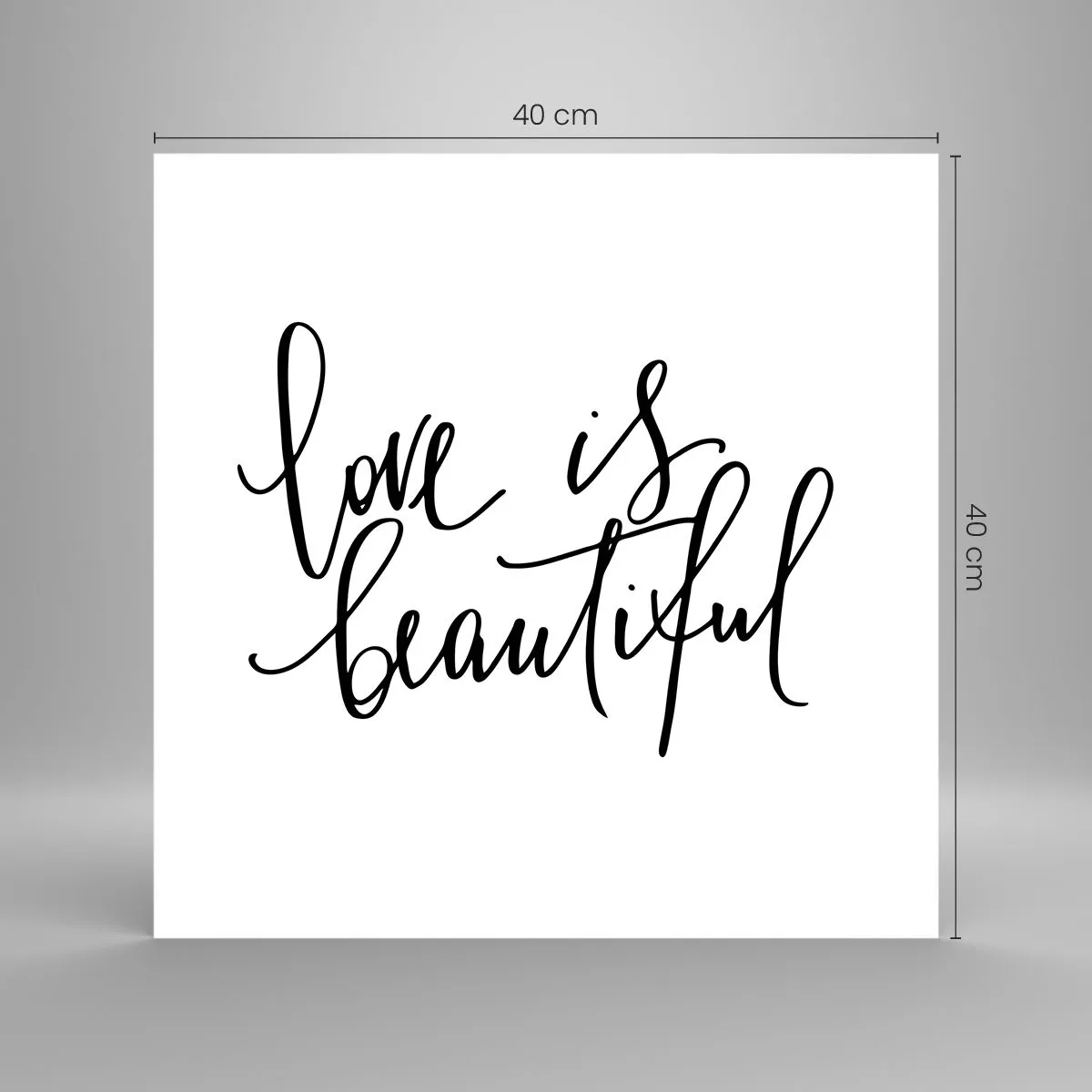 Poszter - Olvass és ismételj - 40x40 cm