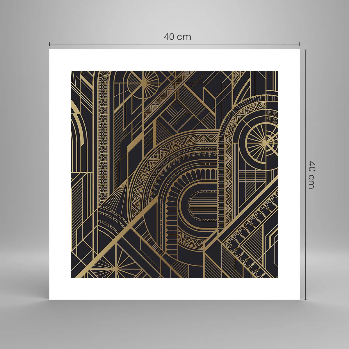 Affiche - Poster - Concept, idée, plan - 40x40 cm