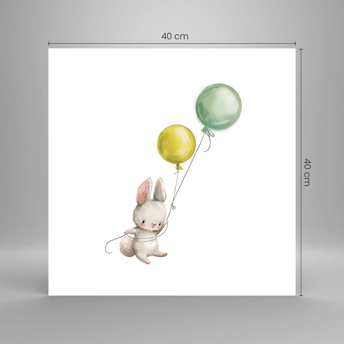 Affiche - Poster - Moi aussi je vole! - 40x40 cm