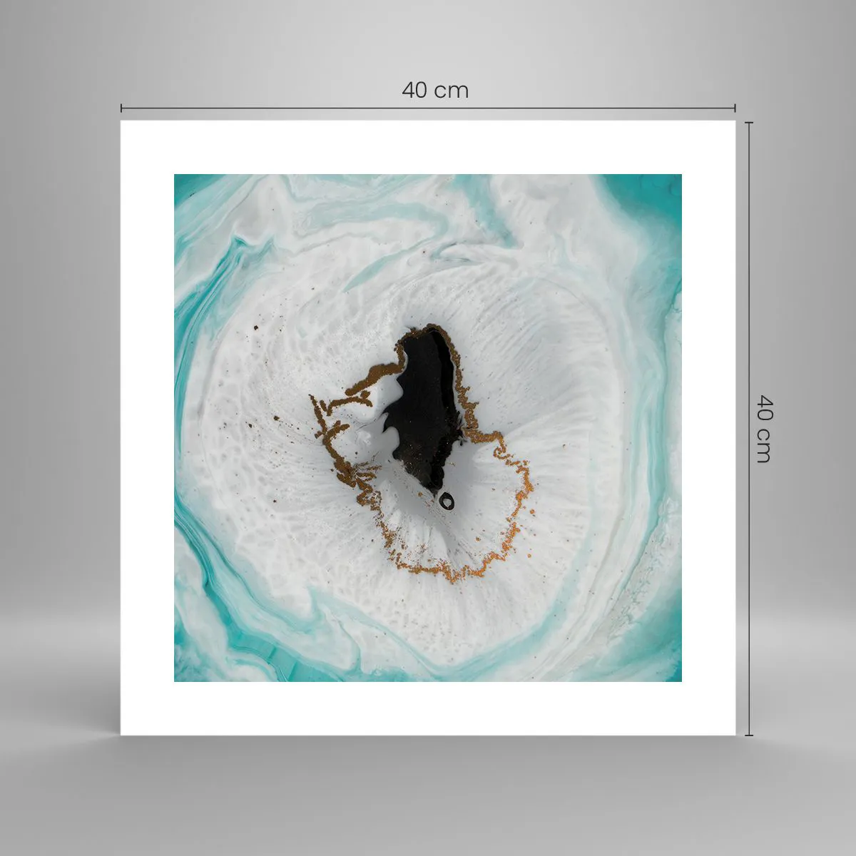 Affisch - Att tränga in - 40x40 cm